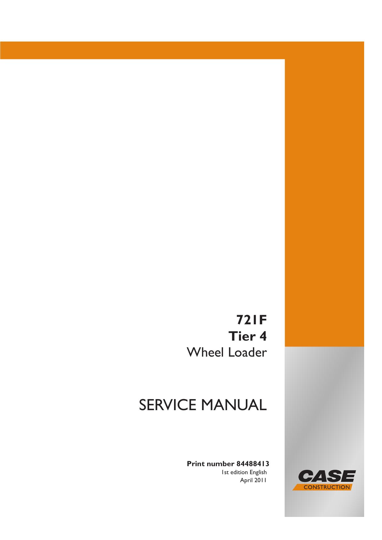 721F tier 4 SERVICE MANUAL